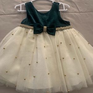Green/ ivory American Princess Dress